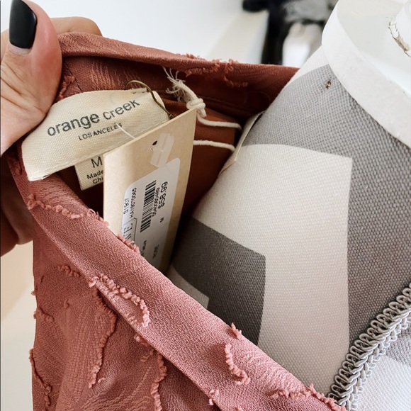 SALE‼️ NEW FALL Hope Avenue Mauve Floral Neck Tie MIDI Dress - Picture 5 of 5